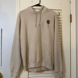 Tan colored hoodie- size medium